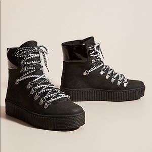 ANTHROPOLOGIE SHOE THE BEAR AGDA LACE-UP BOOTS